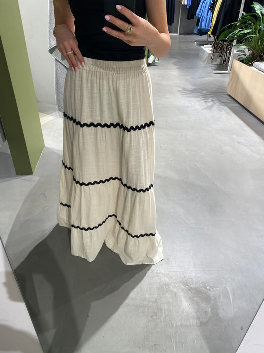 VIMANDA Long Skirt - Birch
