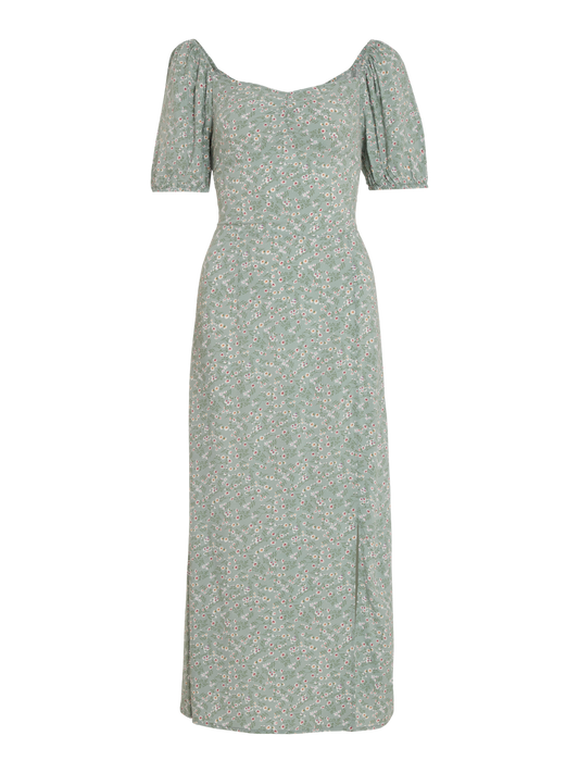 VIKATA Dress - Green Milieu