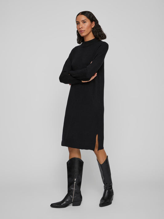 VIRIL Midi Dress - Black