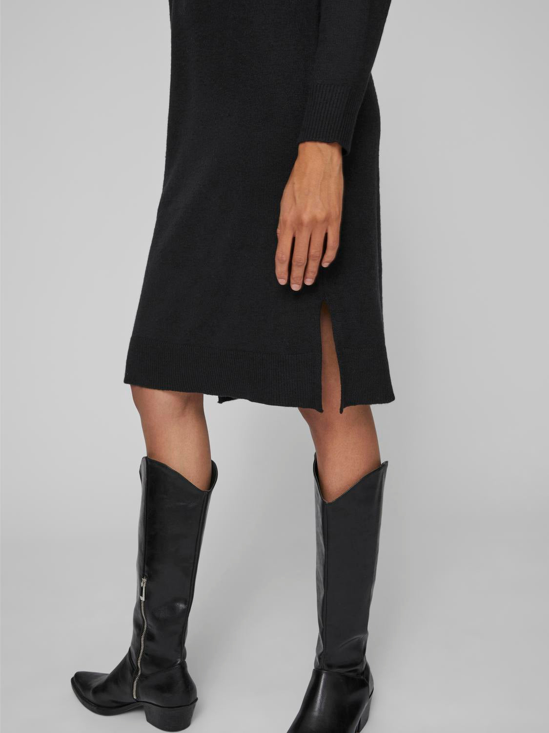 VIRIL Midi Dress - Black