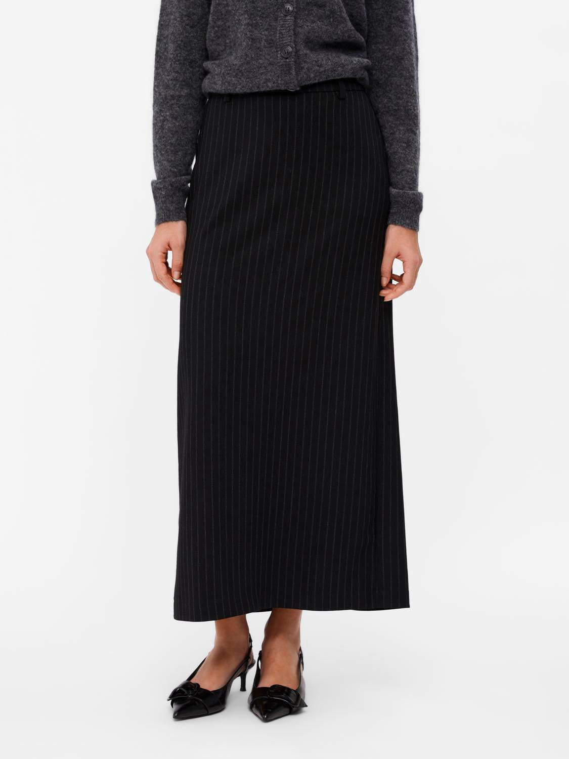 OBJLISA Long Skirt - Black