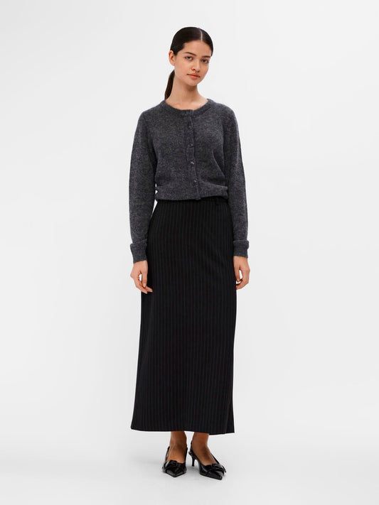 OBJLISA Long Skirt - Black