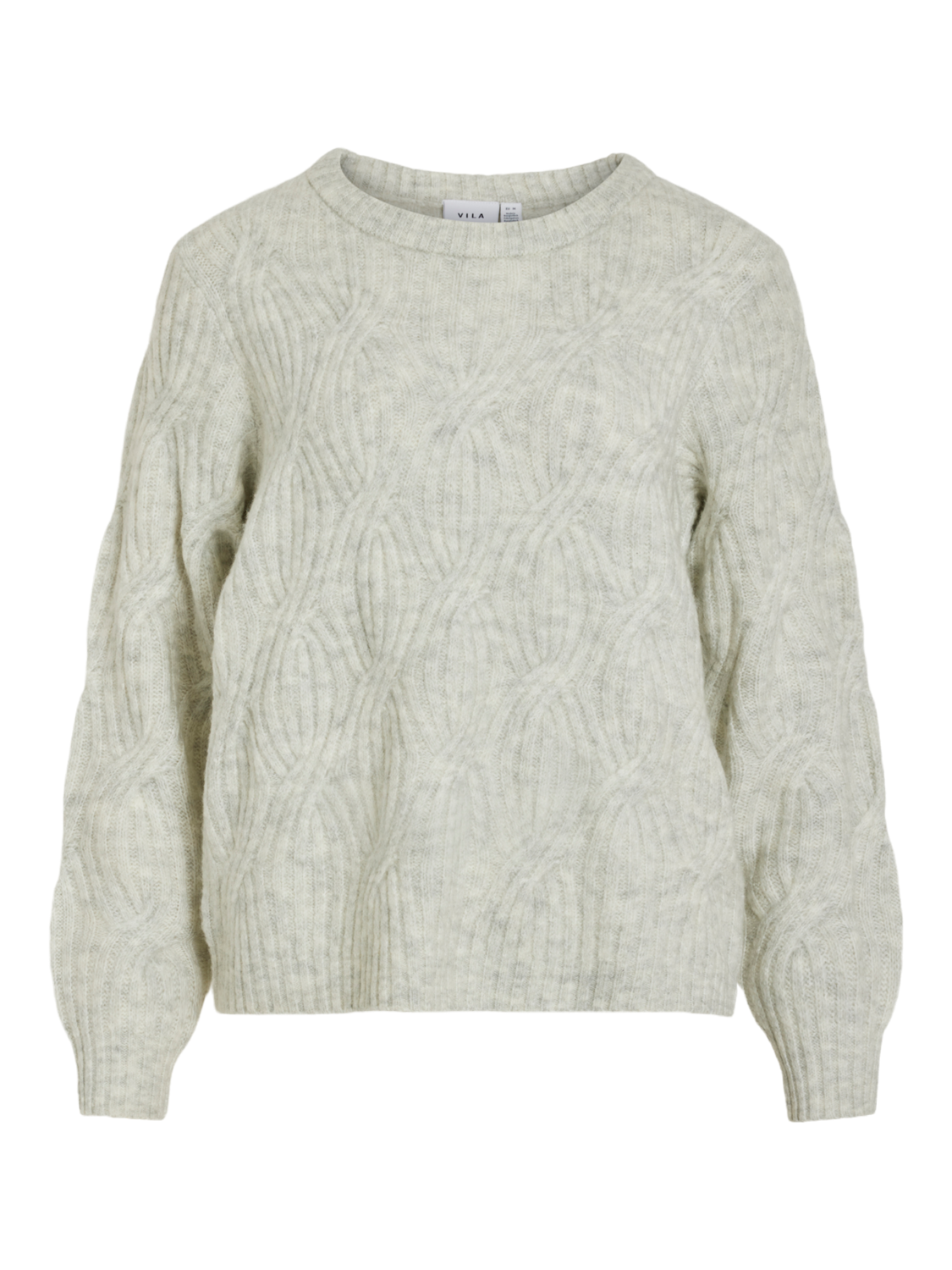 VIELLA Pullover - Light Grey Melange