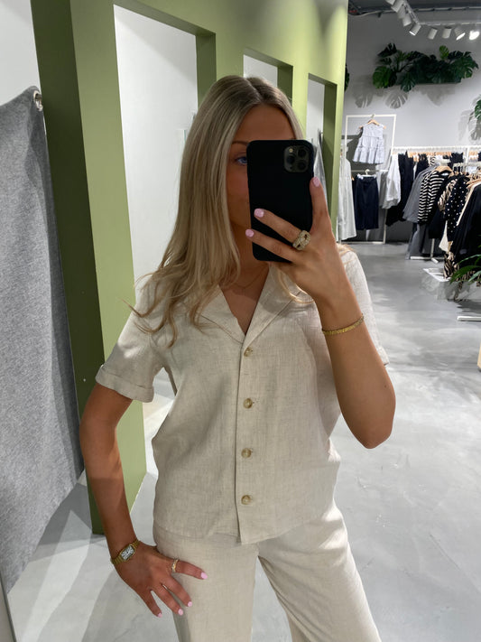 OBJSANNE Shirt - Sandshell