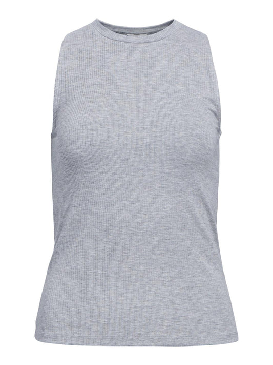 OBJJAMIE Tank Top - Light Grey Melange