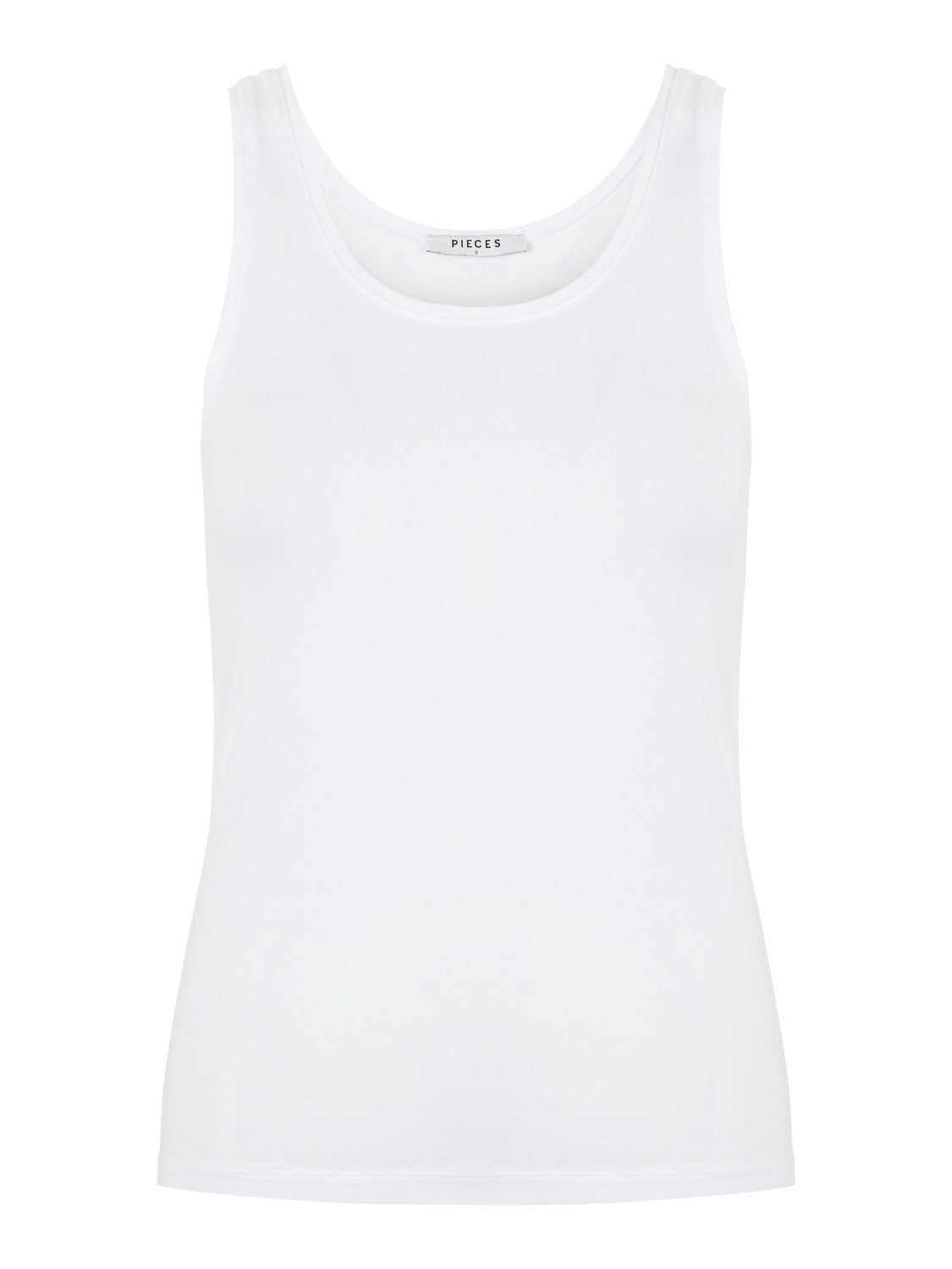 PCSIRENE Tank Top - Bright White