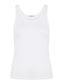 PCSIRENE Tank Top - Bright White