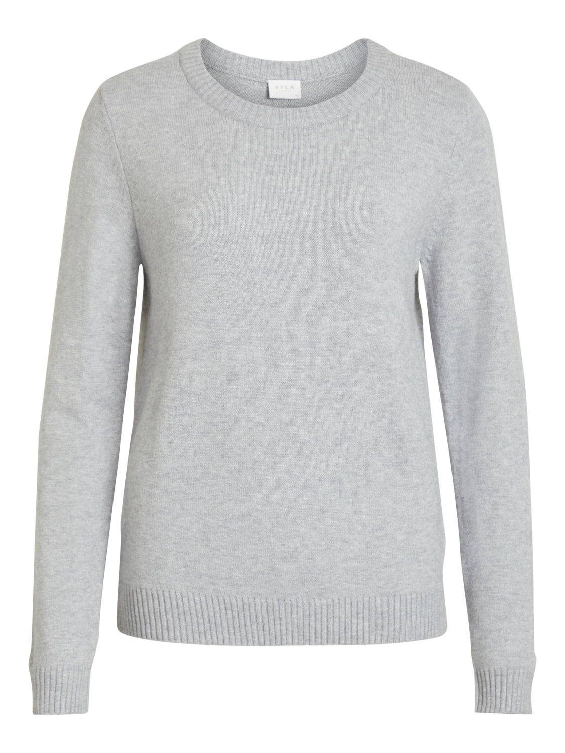 VIRIL Pullover - Light Grey Melange